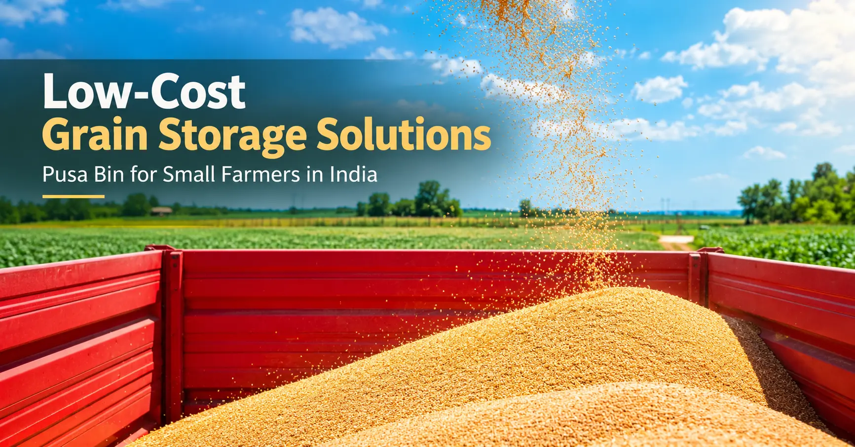 Low-Cost Grain Storage Solutions: Pusa Bins and Other Options for Small Farmers