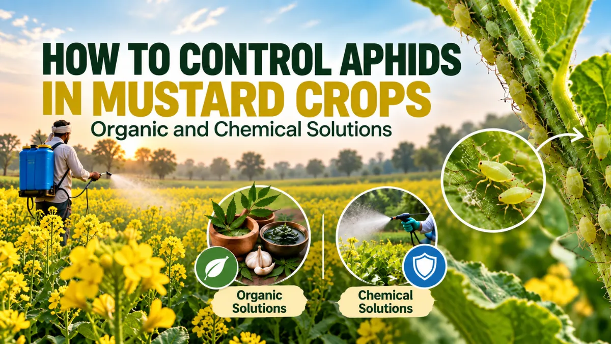 How to Control Aphids in Mustard Crops: Organic and Chemical Solutions