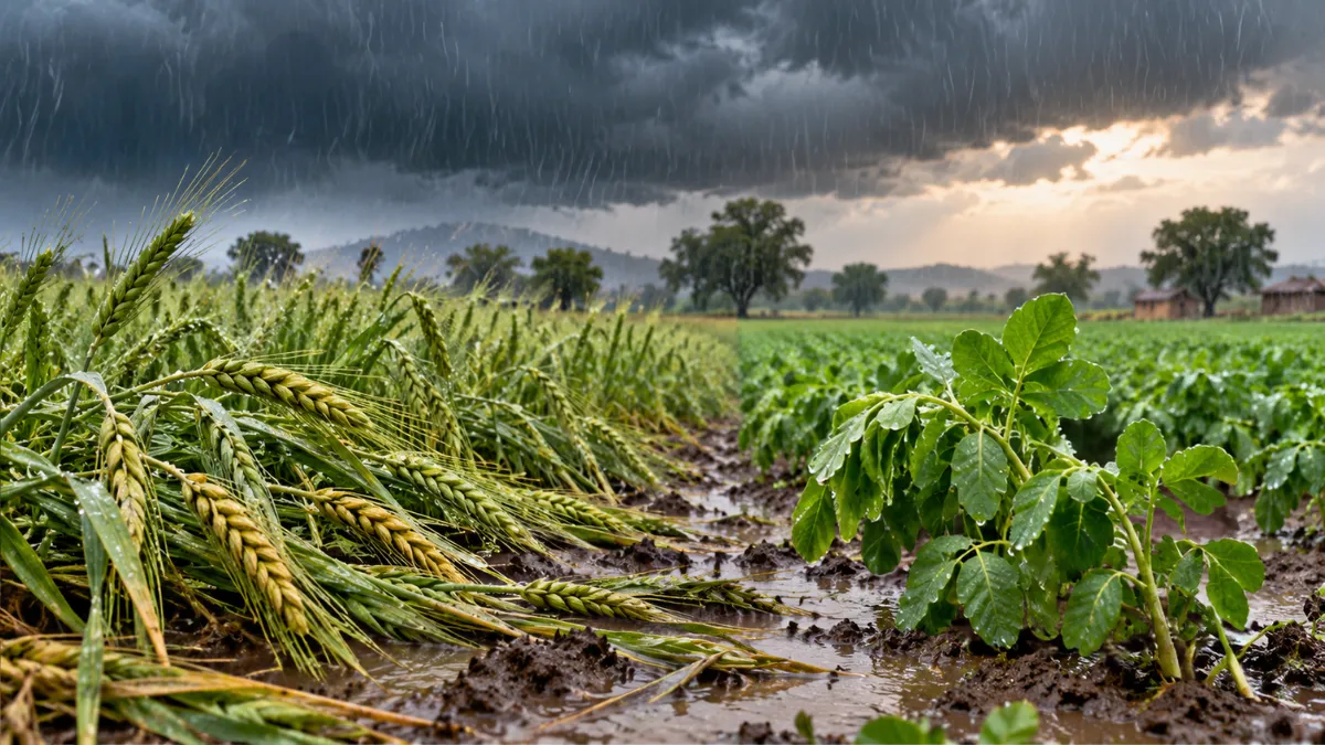 How Unseasonal Rain Affects Rabi Crops in Central India