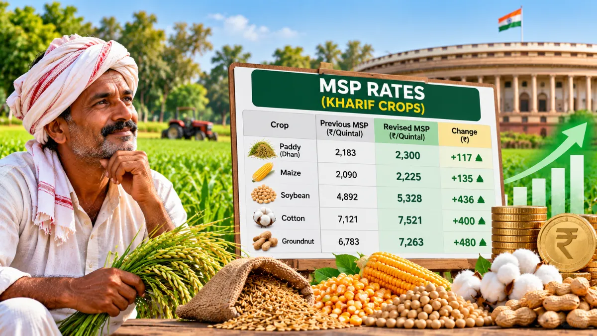 Kharif MSP Rates 2026–27 and What Has Changed for Farmers