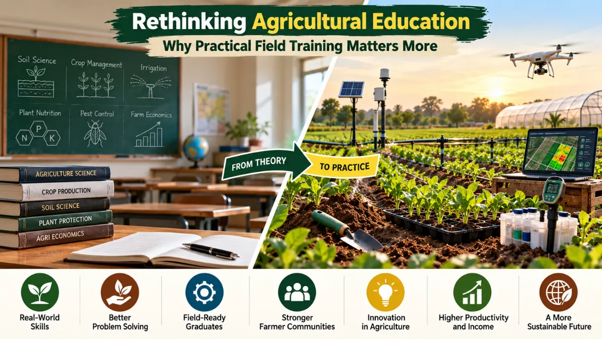 Agricultural Education Must Give Field Training Greater Weight
