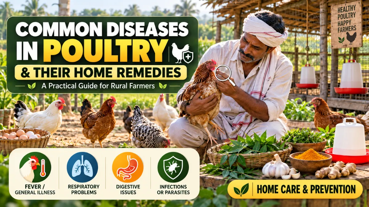 Common Poultry Diseases and Safe Home Care for Rural Farmers
