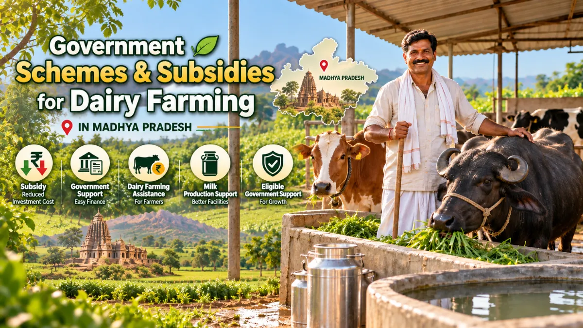 Government Schemes and Subsidies for Dairy Farming in Madhya Pradesh
